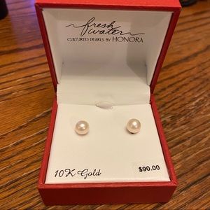 🆕 Genuine Fresh Water Pearl Earrings